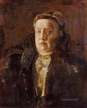 トーマス・イーキンス Painting - ギルバート・パーカー夫人 リアリズムの肖像画 トーマス・イーキンス
